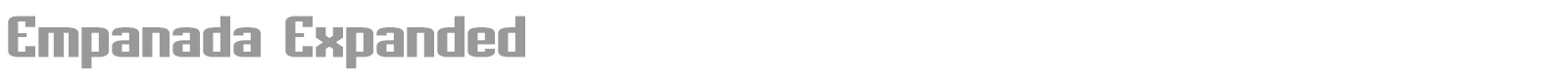 Empanada font preview